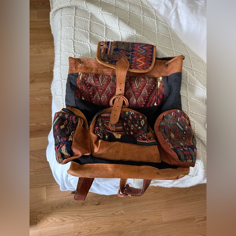Tulum Backpack with bohemian Pattern